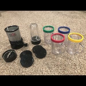 Magic Bullet Blender w/ 2 blades and 6 containers